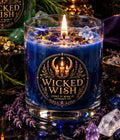 Justice and Peace blue Wicked WISH candle